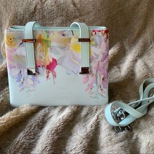 Ted Baker Floral Pattern Top Handle/Crossbody Bag